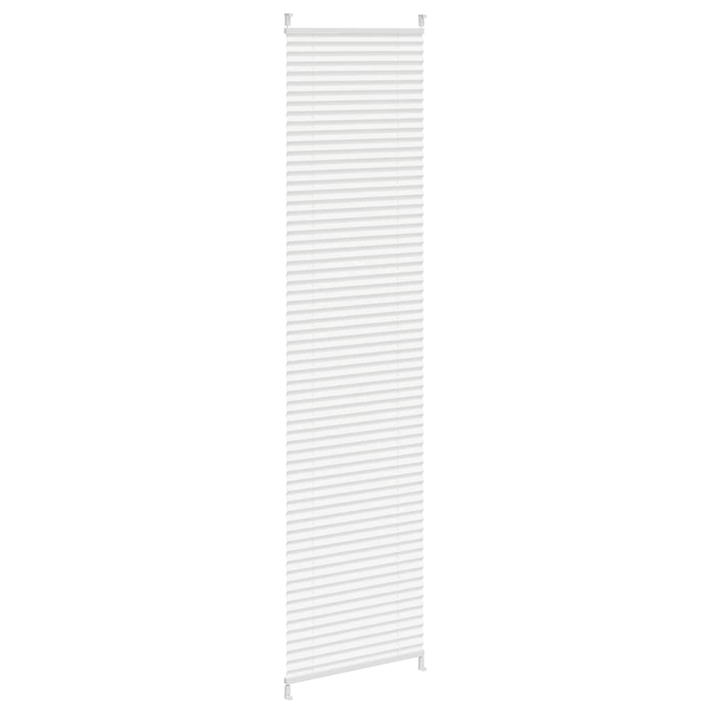 Plisse Blind 40x200cm White Pleated Blind